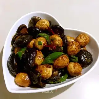 Flaming mushroom eggs