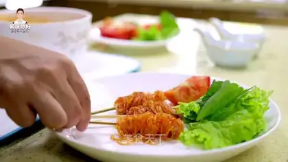 Turkey fan sausage string