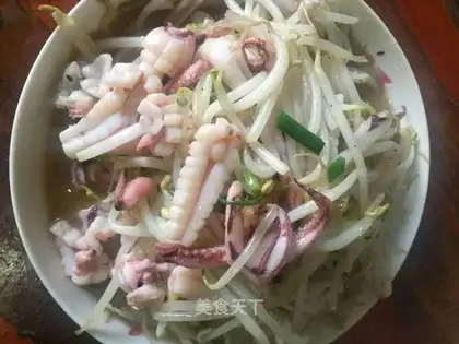 Squid bean sprouts