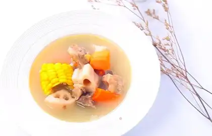 Carrot lily broth