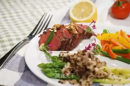 Healthy, cold, slow roasted beef
