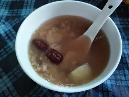 Potato beans soup