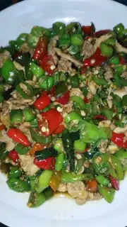 Chili fried meat