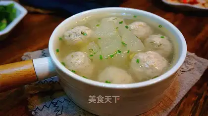 Porkball soup
