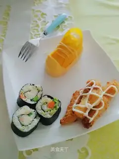 A child's shoe for a meal