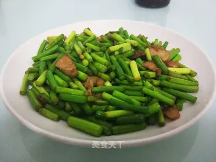 Garlic fried meat