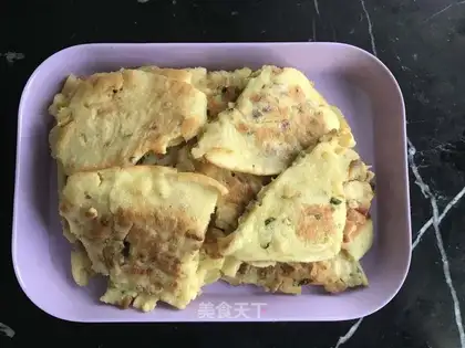 Ham veggie eggcake