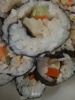 Vegetable sushi