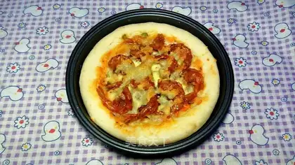 Scrawny shrimp pizza