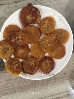 Red potato rice cake