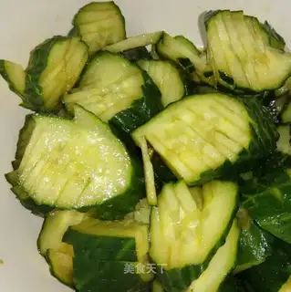 Creamed cucumber