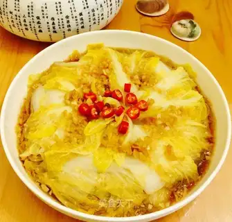 Garlic fan cabbage
