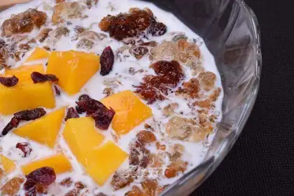 Milk peach gel mango