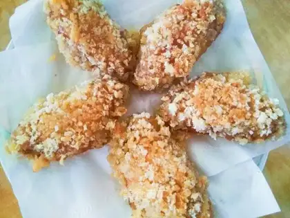 Fry wings less oil