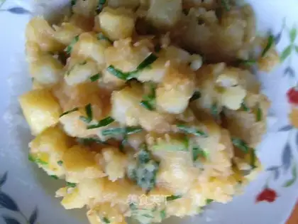 Potatoes made of herbs