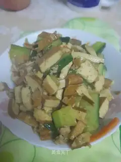 Meat and tofu