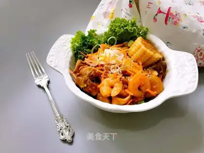 Red noodles