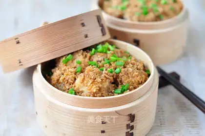 oatmeal steamed ribs