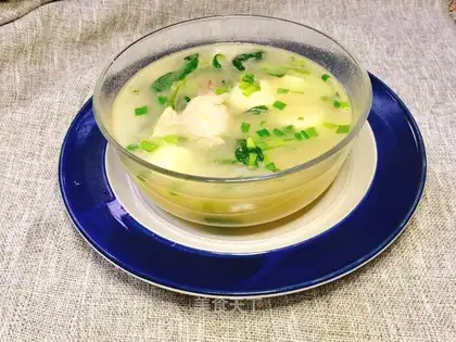 Chicken tofu soup