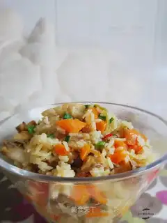 Carrot chicken-legged rice