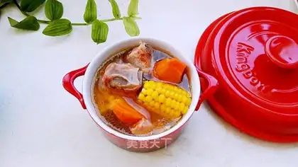 Corn steak soup