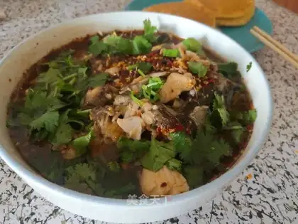 Boiled fish