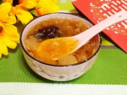 Peach and silver spoons
