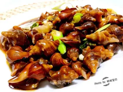 Freshly fried conch