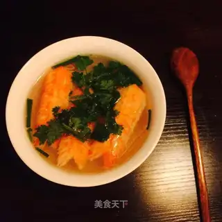 Crab willow soup