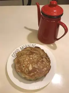 Chestnut with hot tea cake