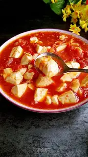 Tomato tofu