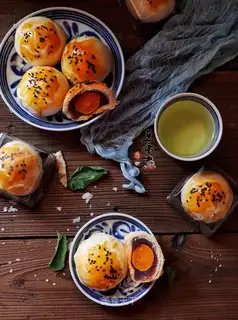 Red bean souffle
