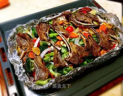 Weeds roast lamb chops