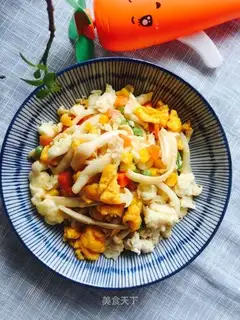 Egg crab mushrooms