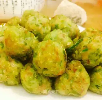 The radish meatballs