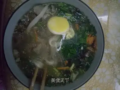 Lamb soup salad