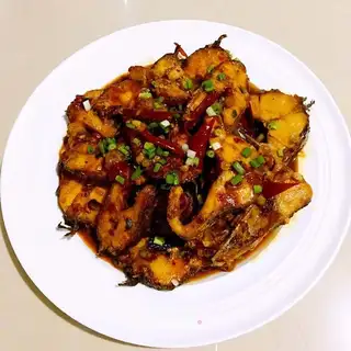 Burn black fish