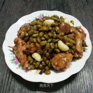 Bean chicken leg