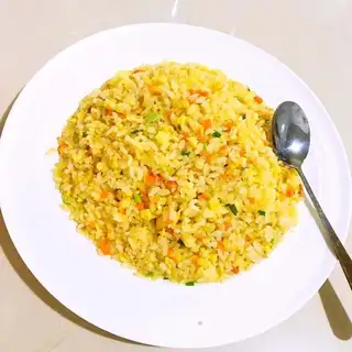 Onion egg fried rice