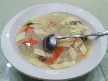 I'll knock on the soup