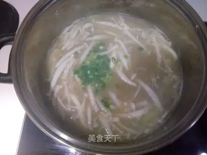 Vegetable mushroom soup