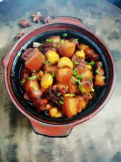 Scrambled meat