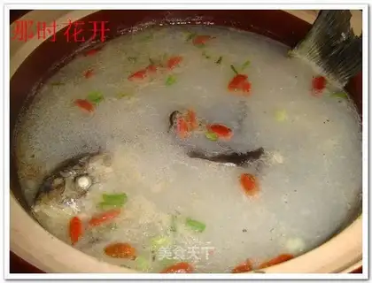 Boiled Chinese yam by carp