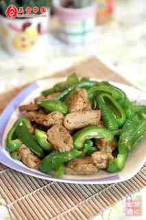 Green pepper fish cake