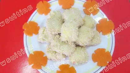 Crispy chicken nuggets