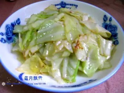 stir-fried cabbage