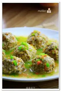 Mushroom tofu meatballs