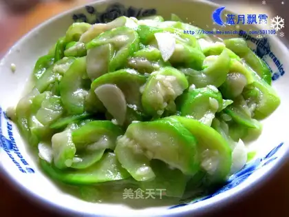 stir-fried loofah