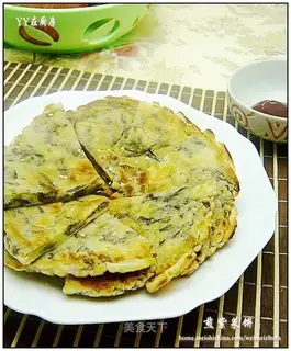 Pan-fried seaweed cake