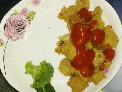 Fried tofu meatballs